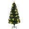 Pre-Lit Artificial Christmas Tree with Warm-White Fairy Lights and Flame-Retardant PVC Leaves